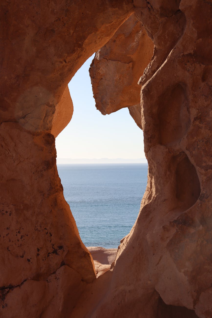 sandstone formation of cerro de la calavera